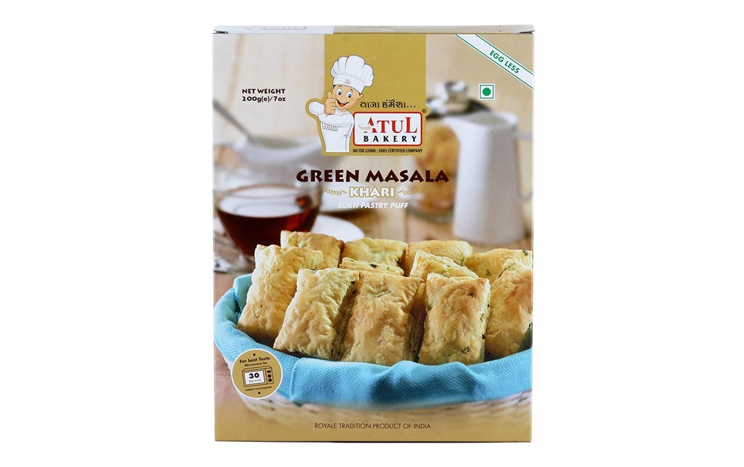 Atul Bakery Green Masala Khari    Box  200 grams